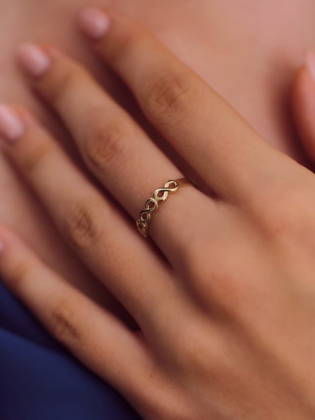 Triple Infinity Ring