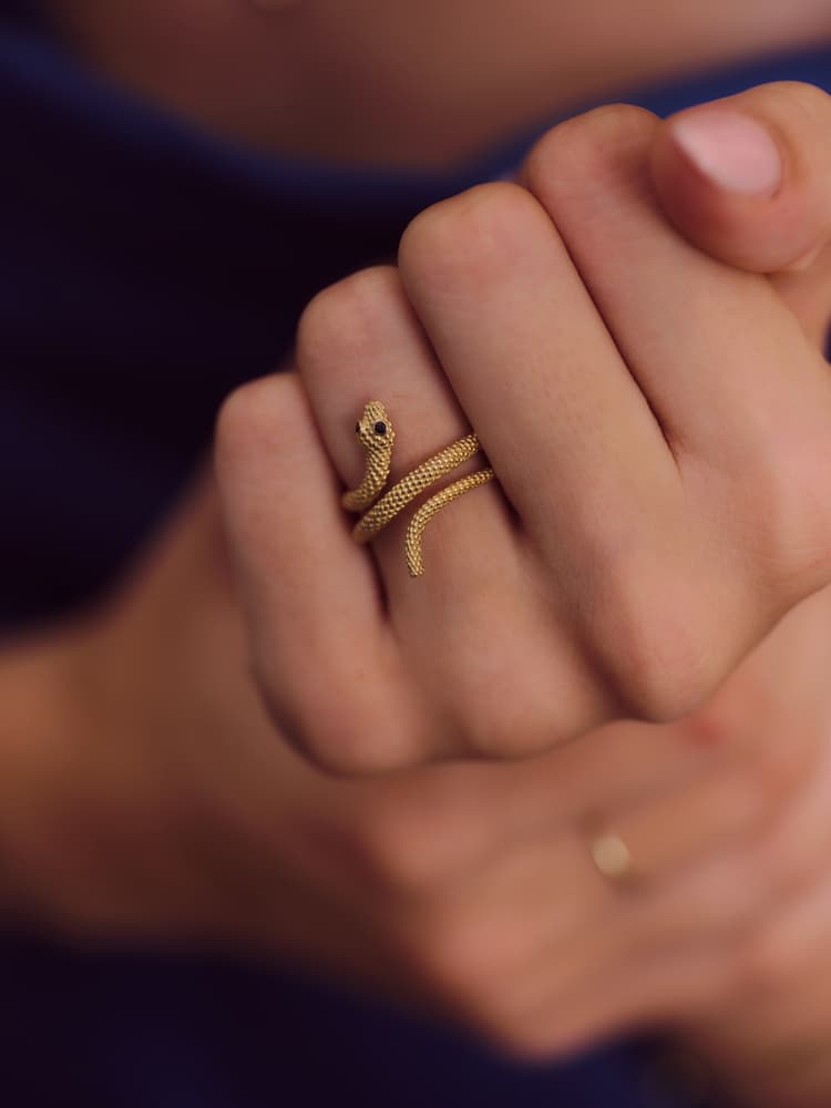 Golden Snake RIng